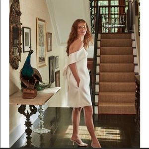 NWT Amsale White Dress size 14 Never Worn